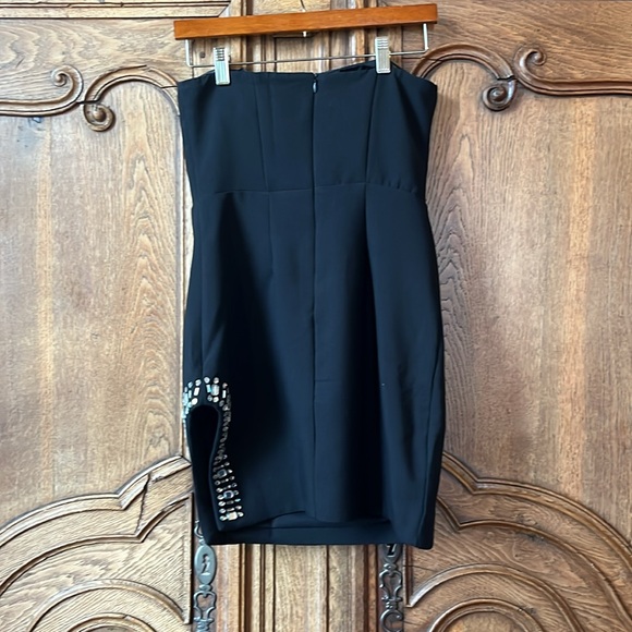 Do+BE Black Strapless Rhinestone - Picture 7 of 14